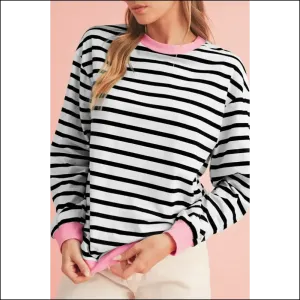 Chic Black Striped Top: Unleash your Inner Basic (but Better) 💅 from Needful Things