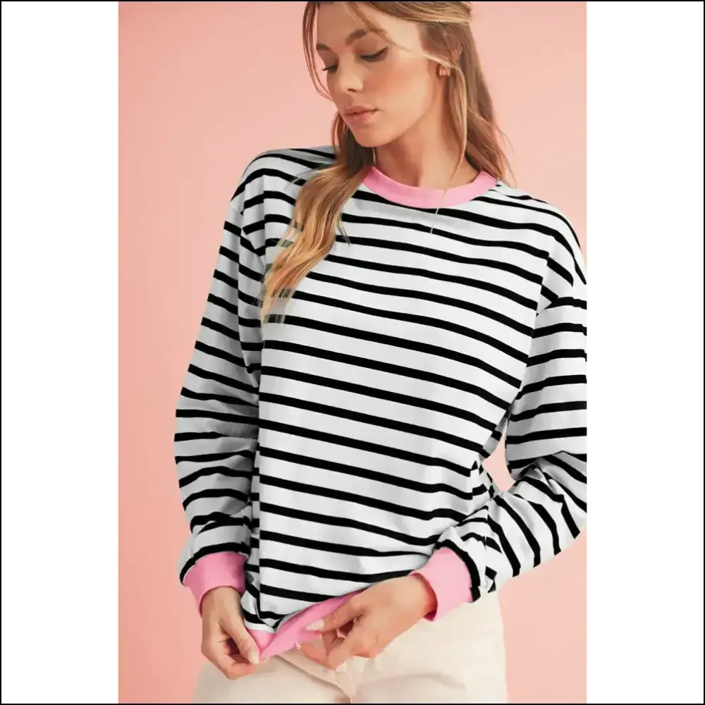 Chic Black Striped Top: Unleash your Inner Basic (but Better) 💅 from Needful Things