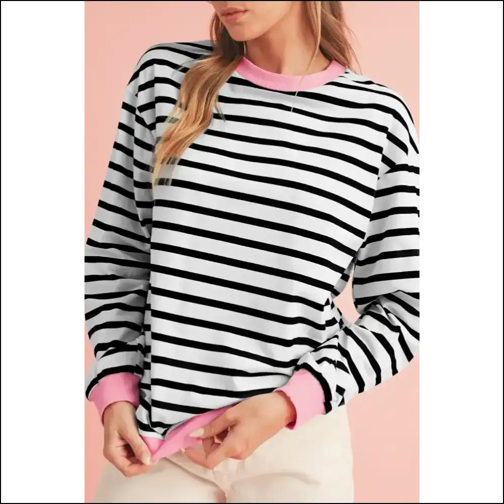 Chic Black Striped Top: Unleash your Inner Basic (but Better) 💅 from Needful Things