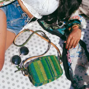 Chindi Boxy Sling - Rainforest Green