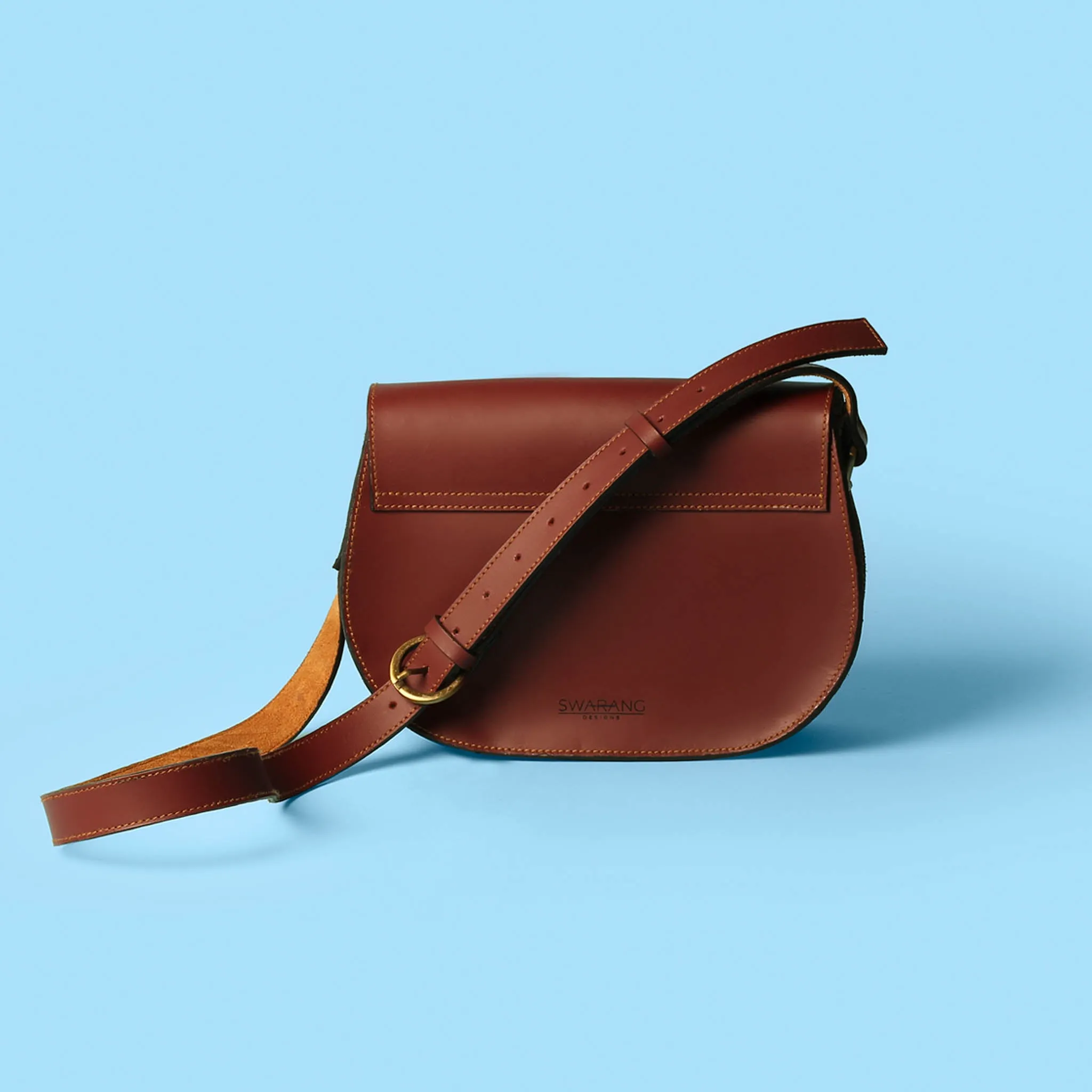Chindi Saddle Bag - Cherry