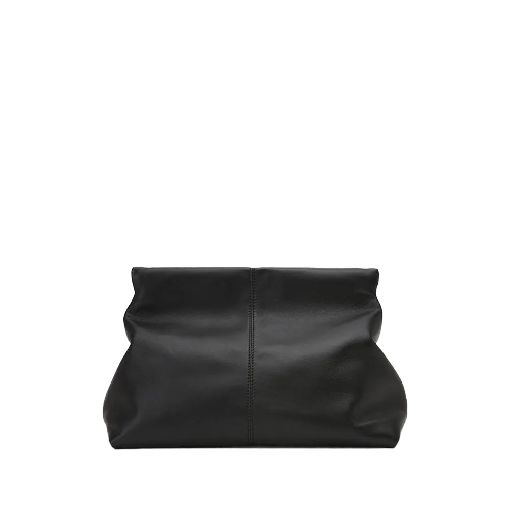 Clay Black Clutch Bag