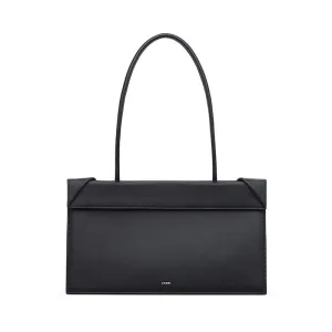 Click Medium Foldable Shoulder Bag - Black