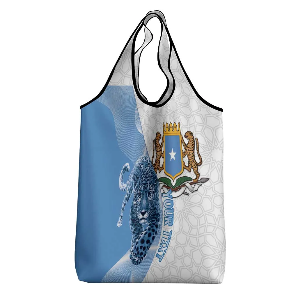 Coat of arms of Soomaaliya Grocery Bag Leopard Skin mix Islamic Pattern LT15