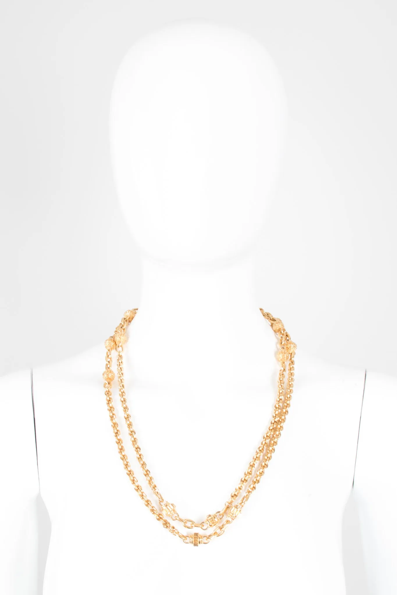 Cog Chain Layering Necklace