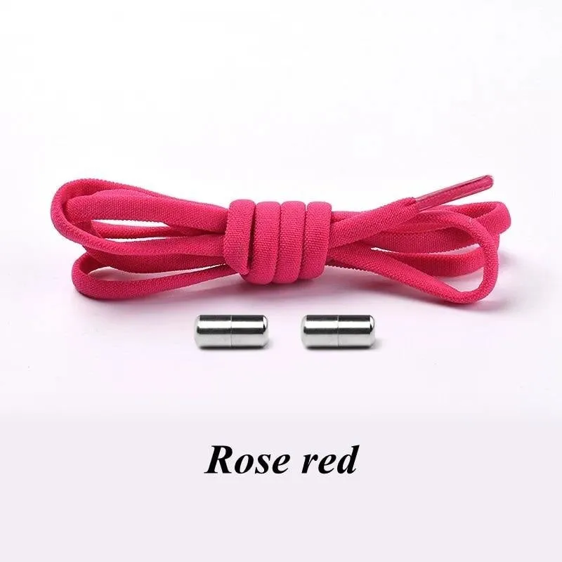 Colorful Round Elastic Shoelaces with Magnetic Clasp