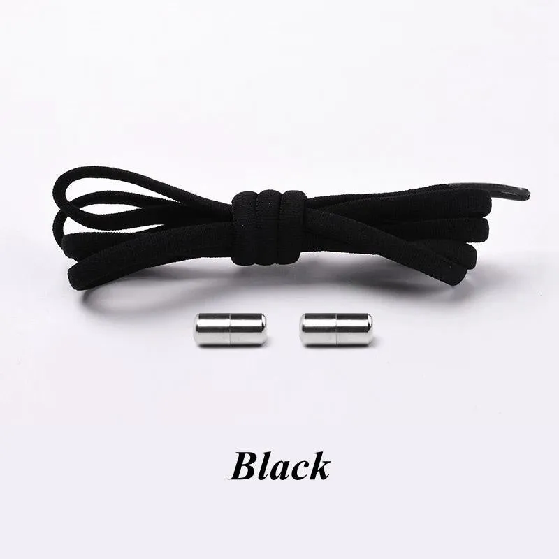 Colorful Round Elastic Shoelaces with Magnetic Clasp