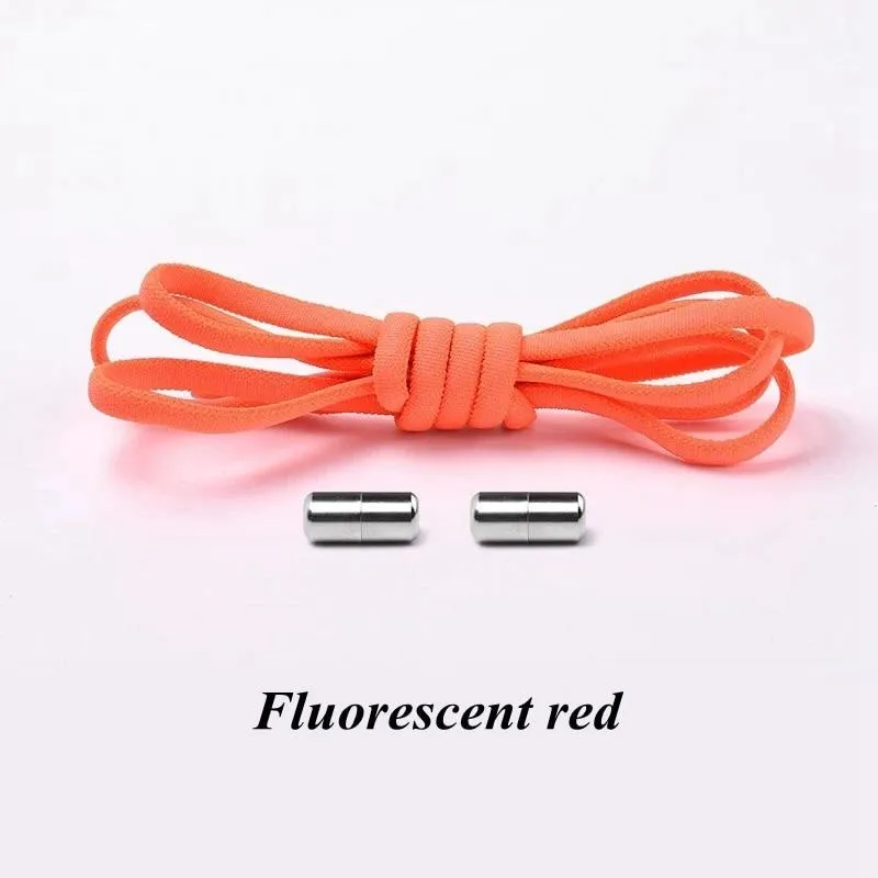 Colorful Round Elastic Shoelaces with Magnetic Clasp