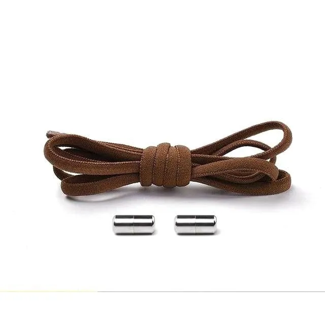 Colorful Round Elastic Shoelaces with Magnetic Clasp