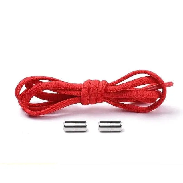 Colorful Round Elastic Shoelaces with Magnetic Clasp