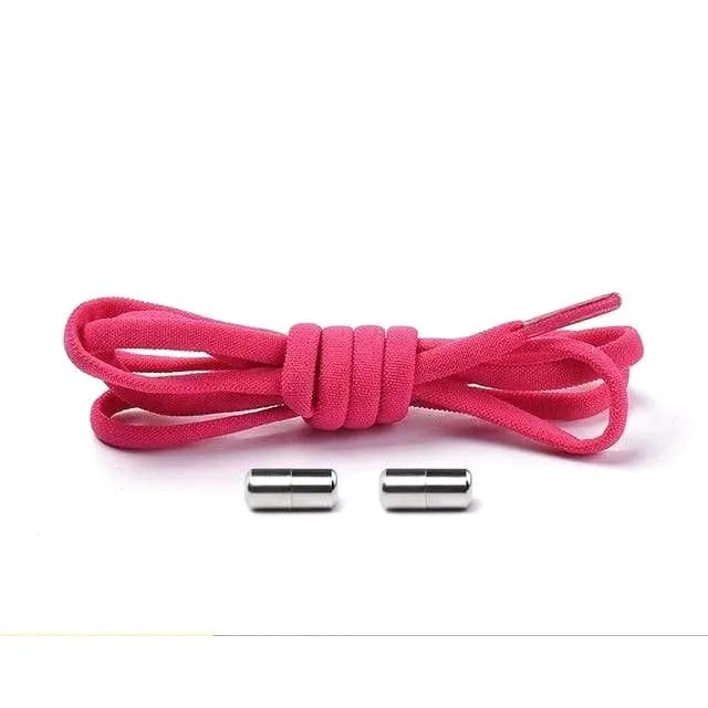 Colorful Round Elastic Shoelaces with Magnetic Clasp