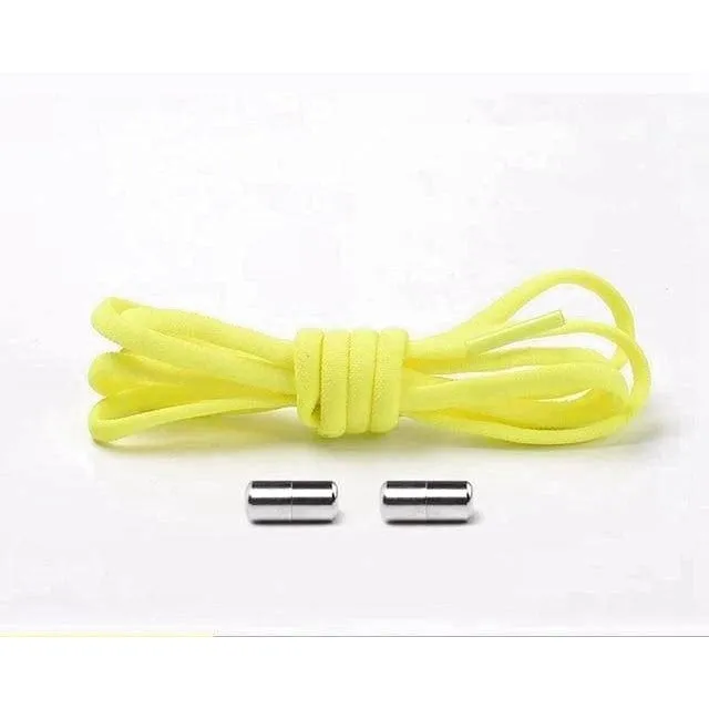 Colorful Round Elastic Shoelaces with Magnetic Clasp