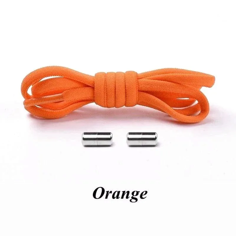 Colorful Round Elastic Shoelaces with Magnetic Clasp