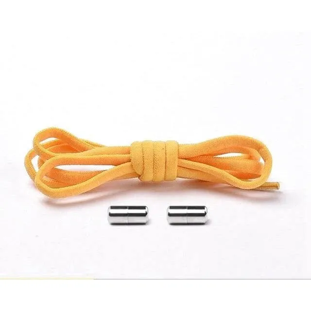 Colorful Round Elastic Shoelaces with Magnetic Clasp