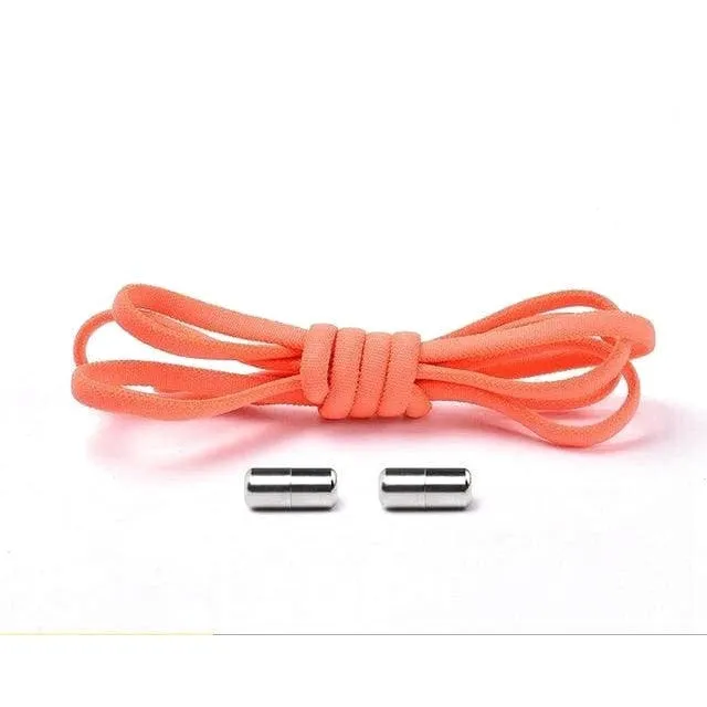 Colorful Round Elastic Shoelaces with Magnetic Clasp