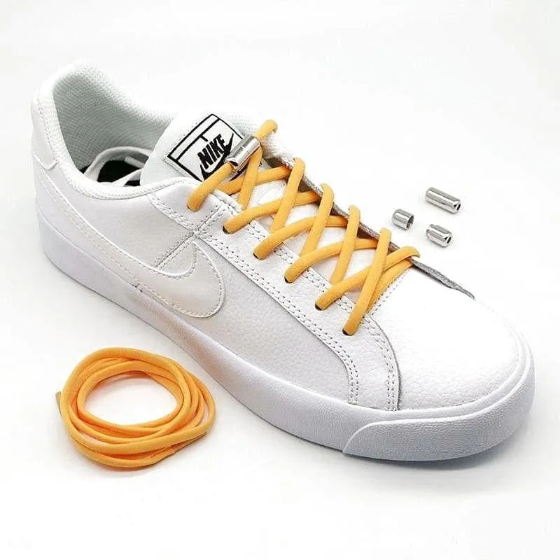 Colorful Round Elastic Shoelaces with Magnetic Clasp