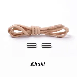 Colorful Round Elastic Shoelaces with Magnetic Clasp