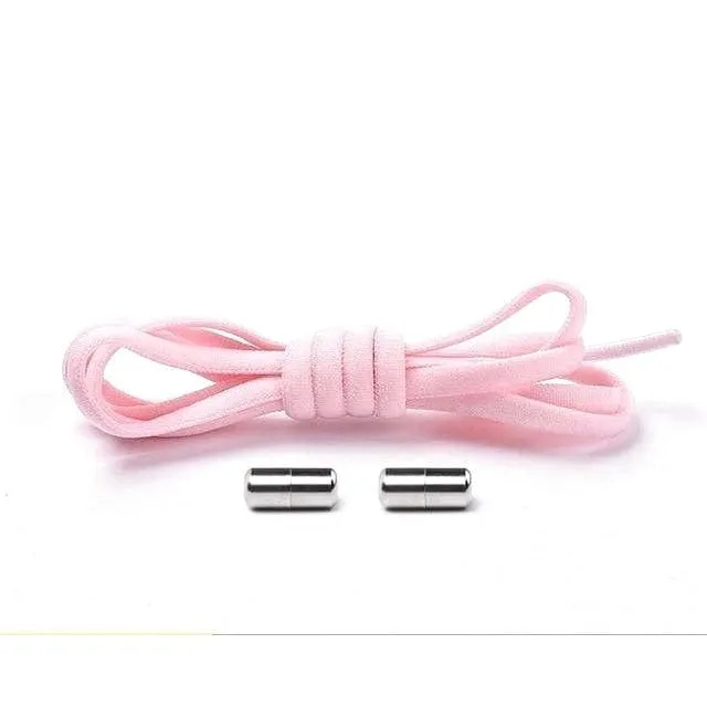 Colorful Round Elastic Shoelaces with Magnetic Clasp