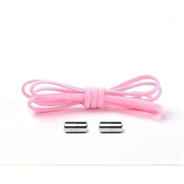 Colorful Round Elastic Shoelaces with Magnetic Clasp