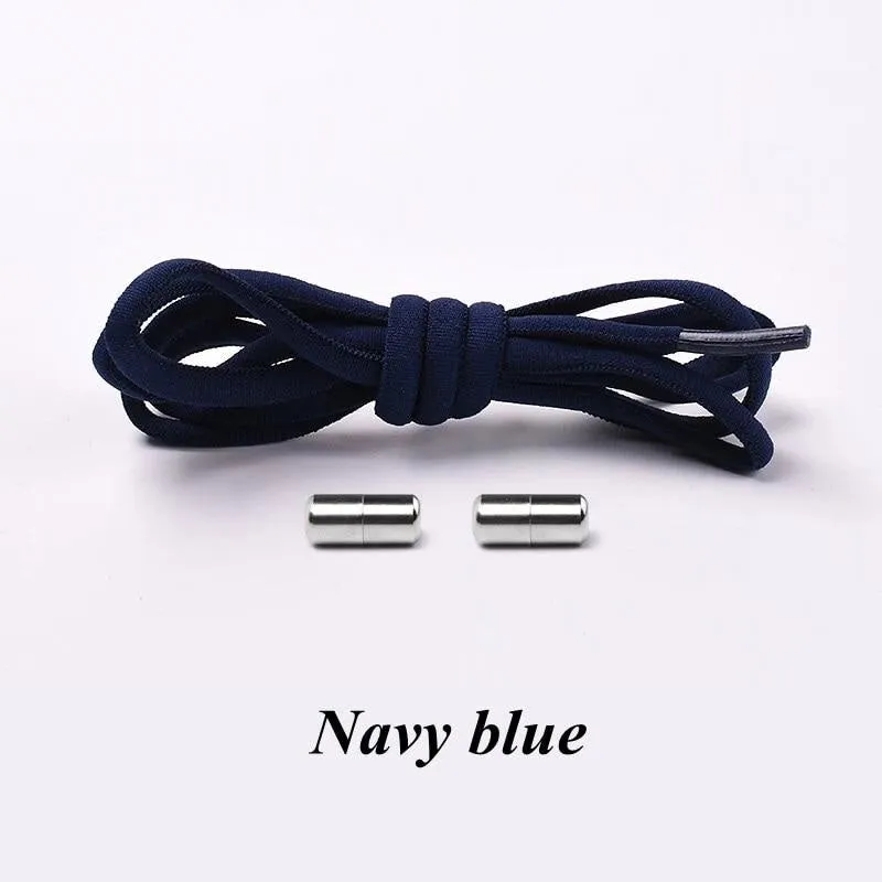 Colorful Round Elastic Shoelaces with Magnetic Clasp