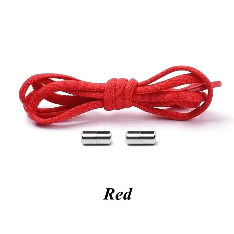 Colorful Round Elastic Shoelaces with Magnetic Clasp