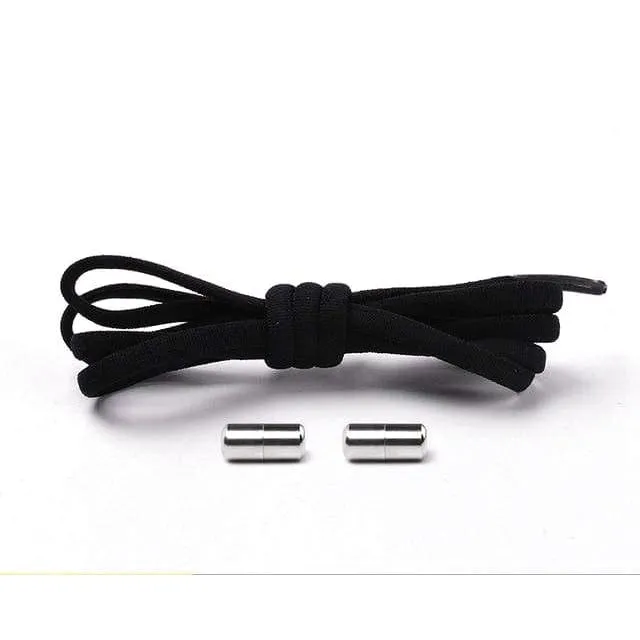 Colorful Round Elastic Shoelaces with Magnetic Clasp