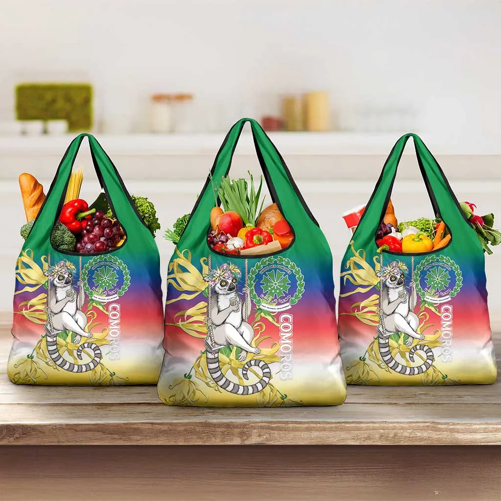 Comoros Grocery Bag Mongoose Lemur With Ylang Ylang LT15