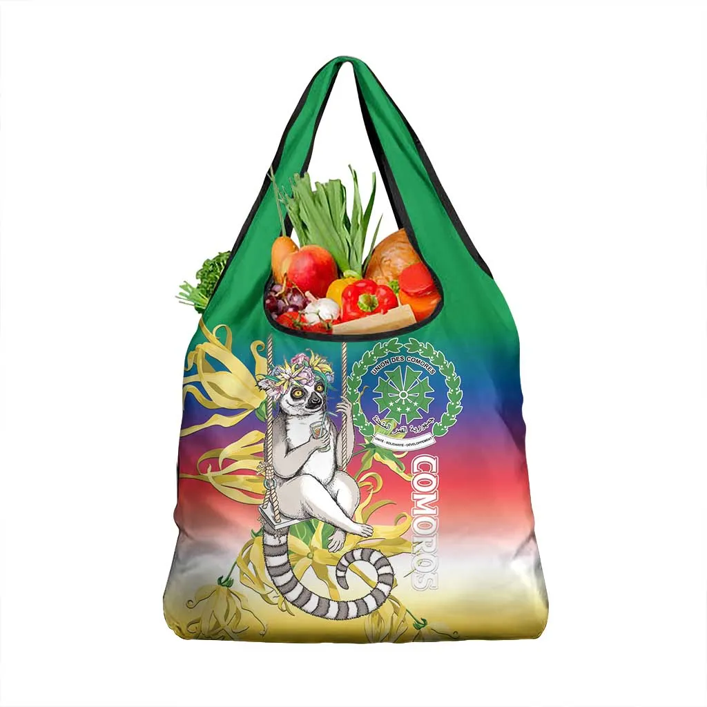 Comoros Grocery Bag Mongoose Lemur With Ylang Ylang LT15