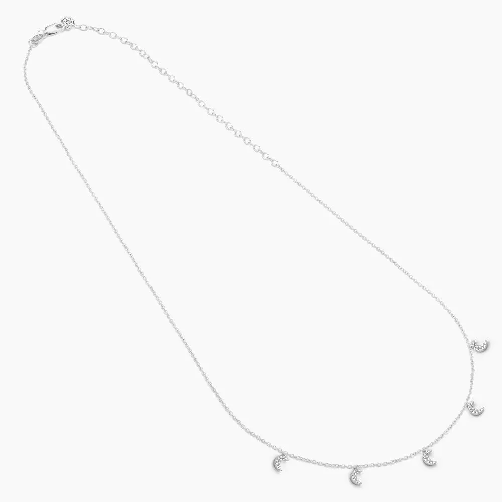 Crescent Moon Chain Necklace