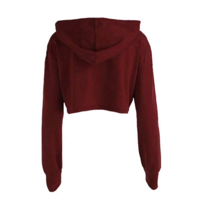 Crop Hooded Shirt