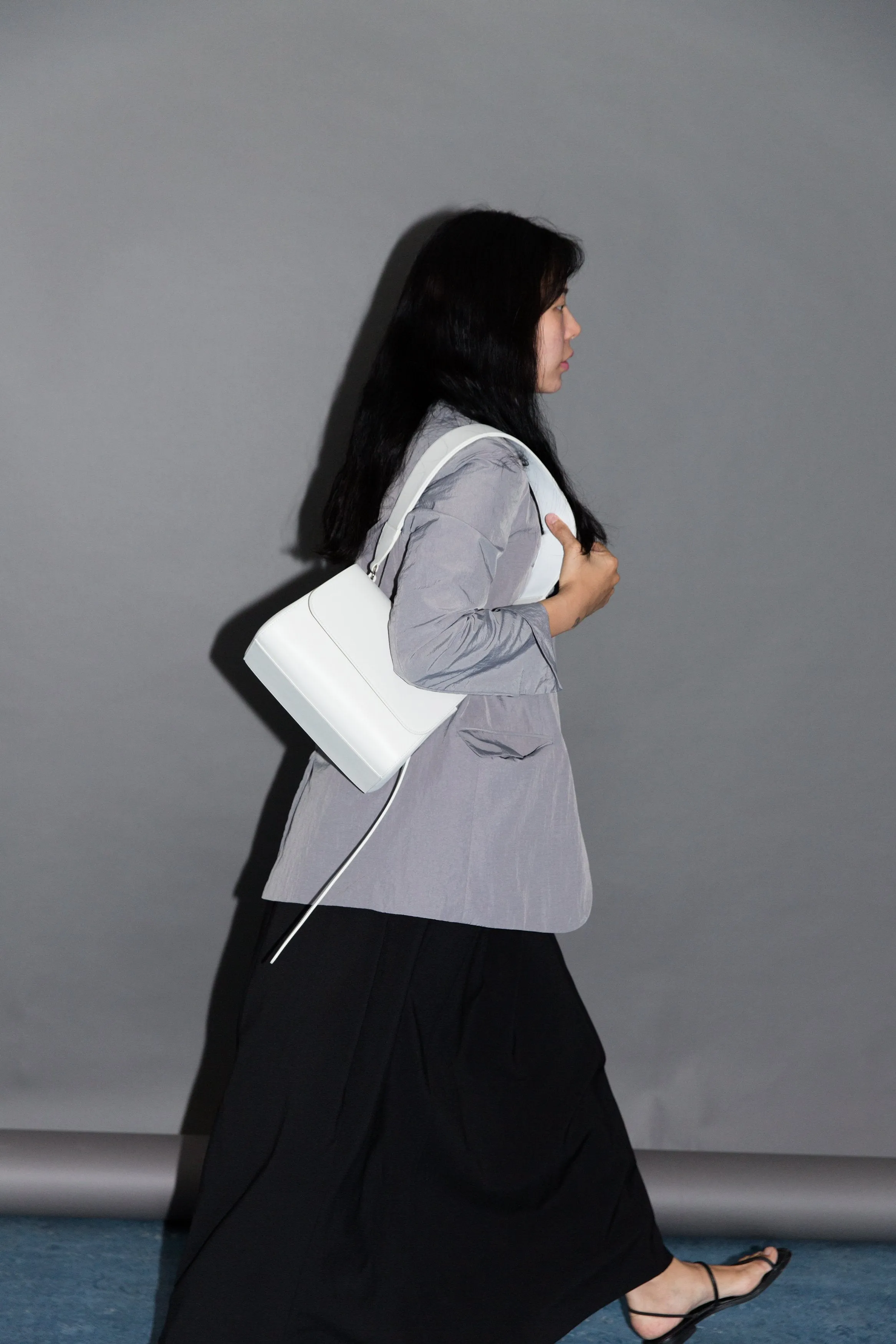 Cross Body Cream White Bag