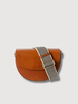 Crossbody Bag Ava Cognac Leather | O My Bag