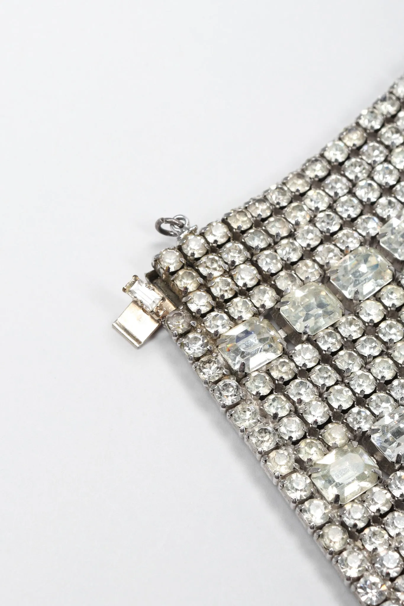 Crystal Contour Gauntlet Bracelet