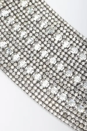 Crystal Contour Gauntlet Bracelet