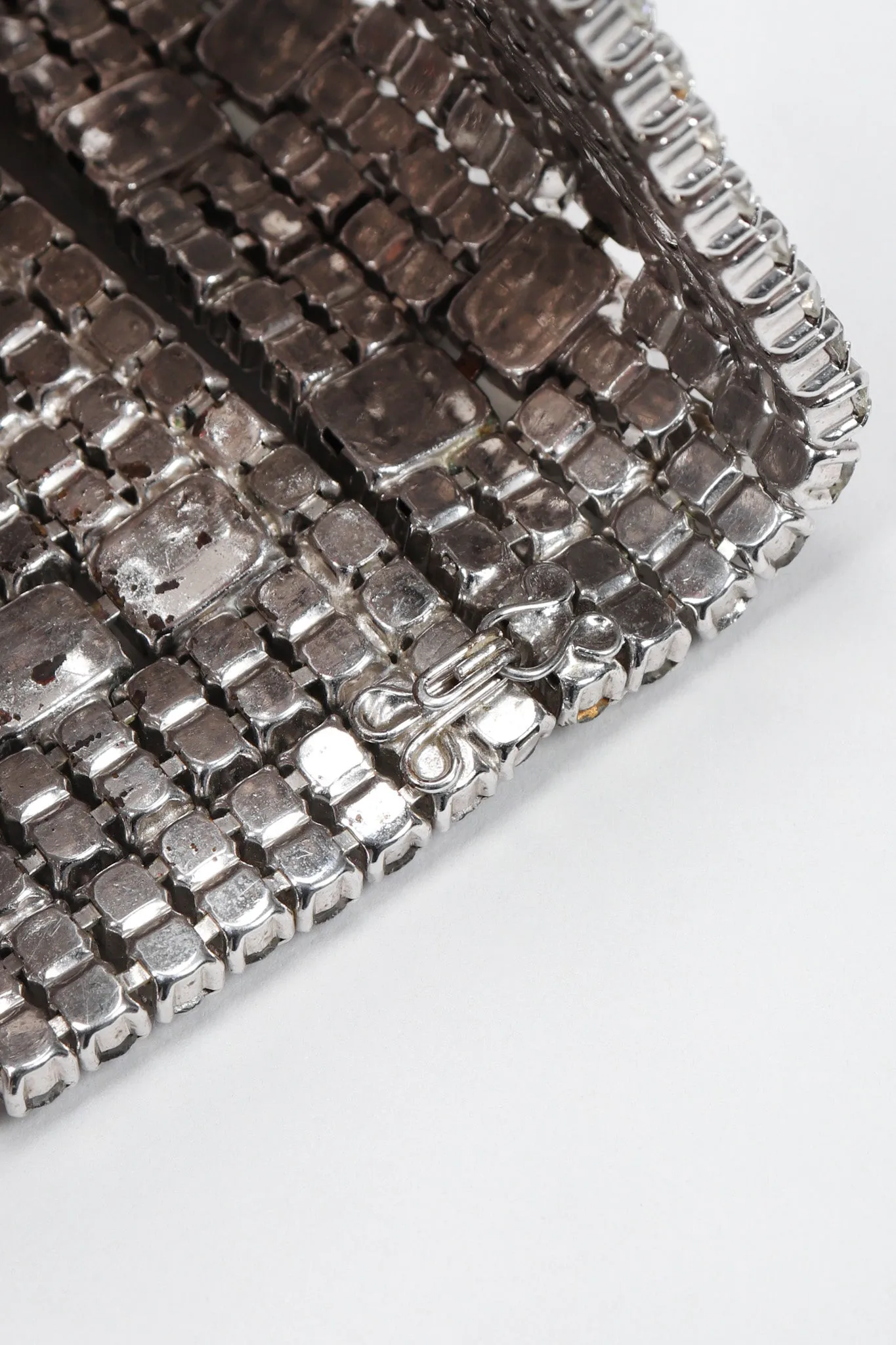 Crystal Contour Gauntlet Bracelet