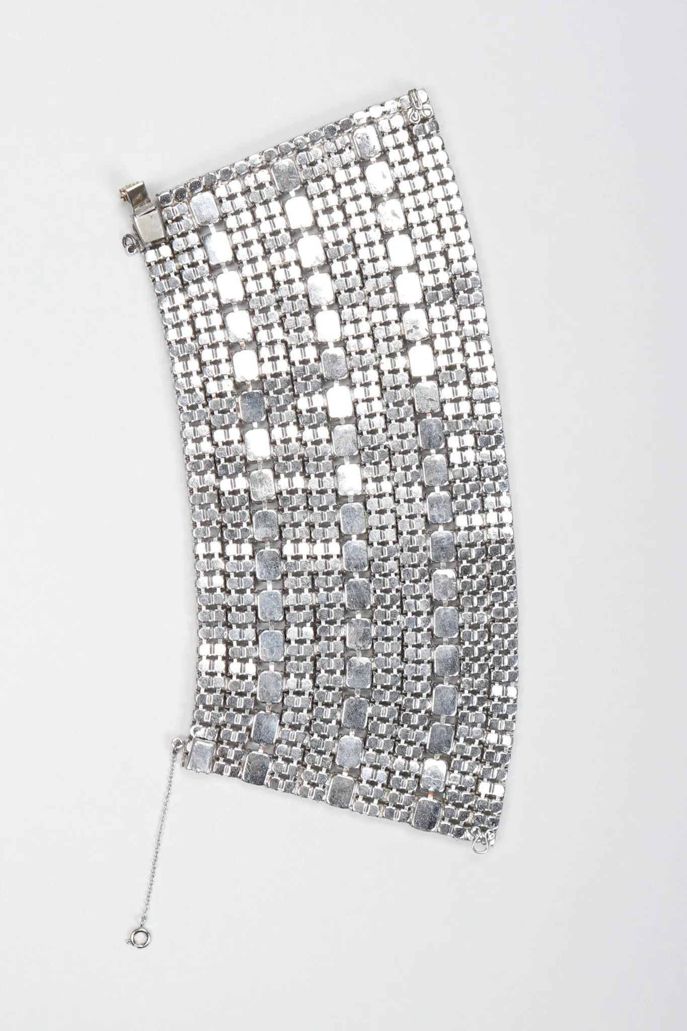 Crystal Contour Gauntlet Bracelet