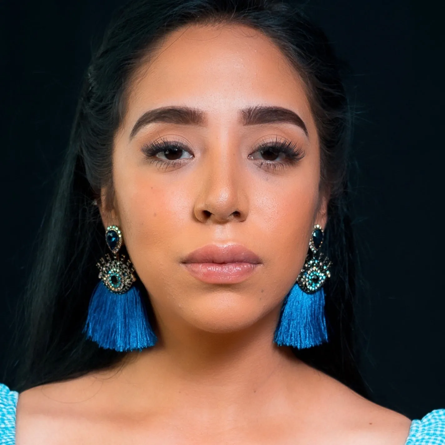 Crystal Evil Eye Earrings