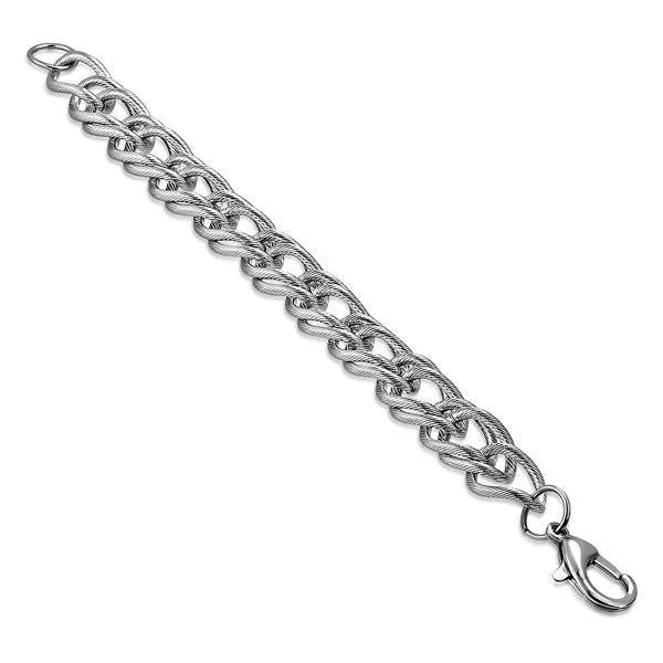 Cuban Link Chain Lobster Clasp Closure Bracelet (c241)