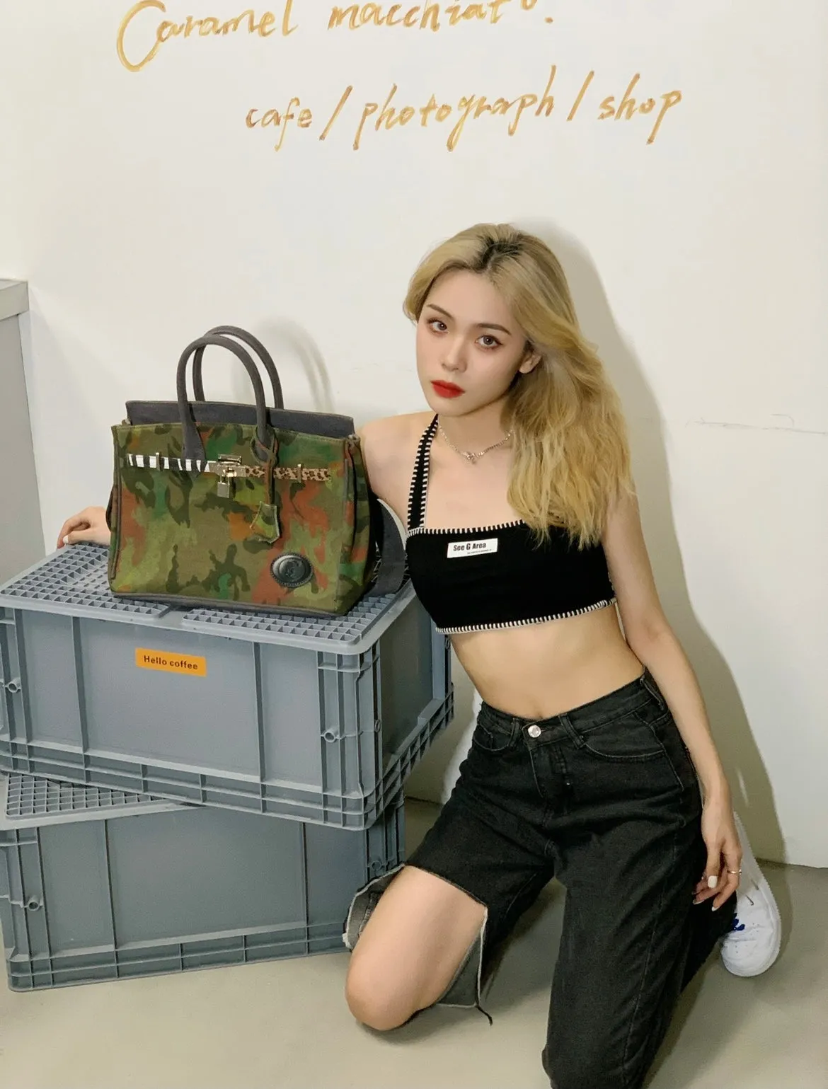 Cultivator Birkout Camouflage Green Handbag