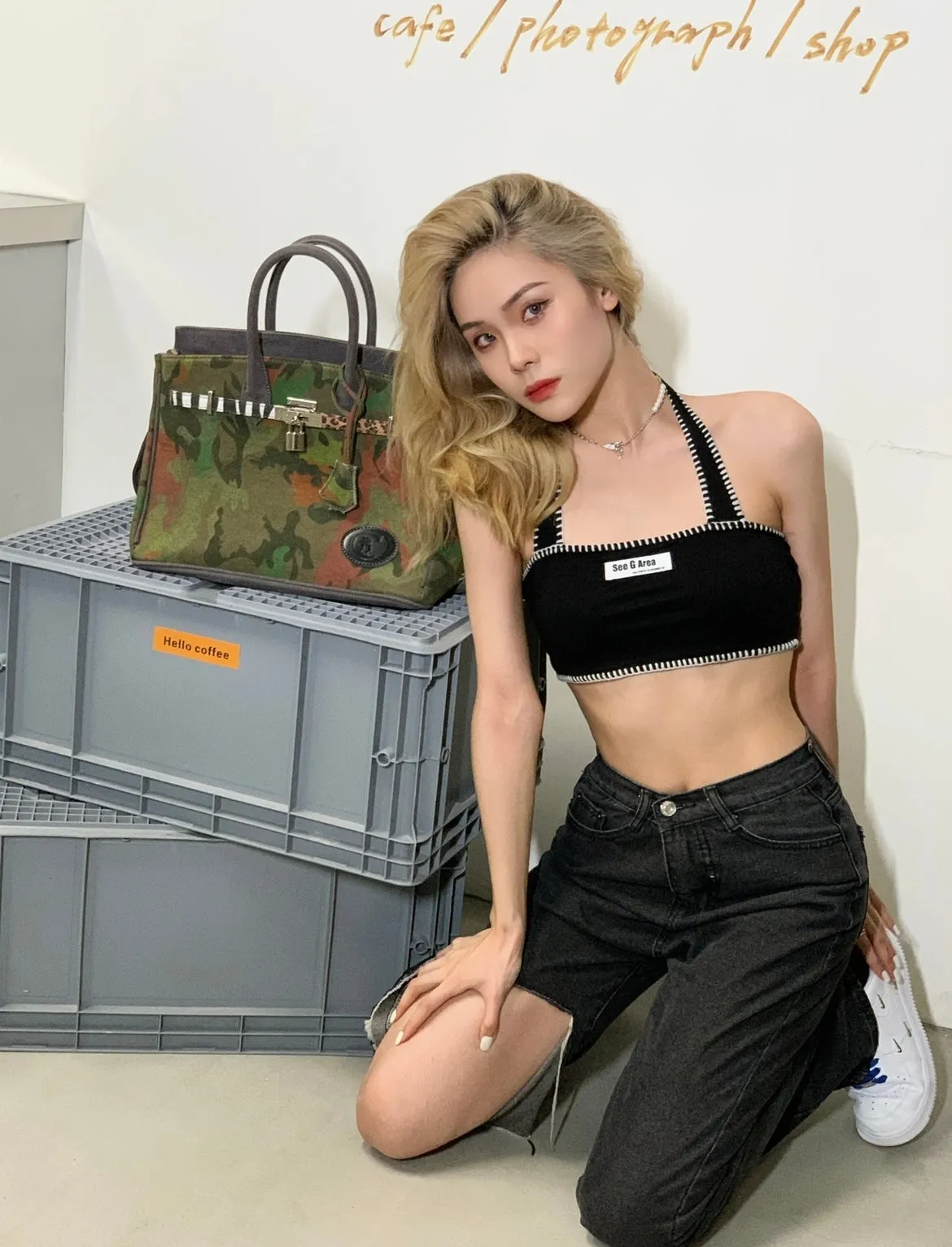 Cultivator Birkout Camouflage Green Handbag