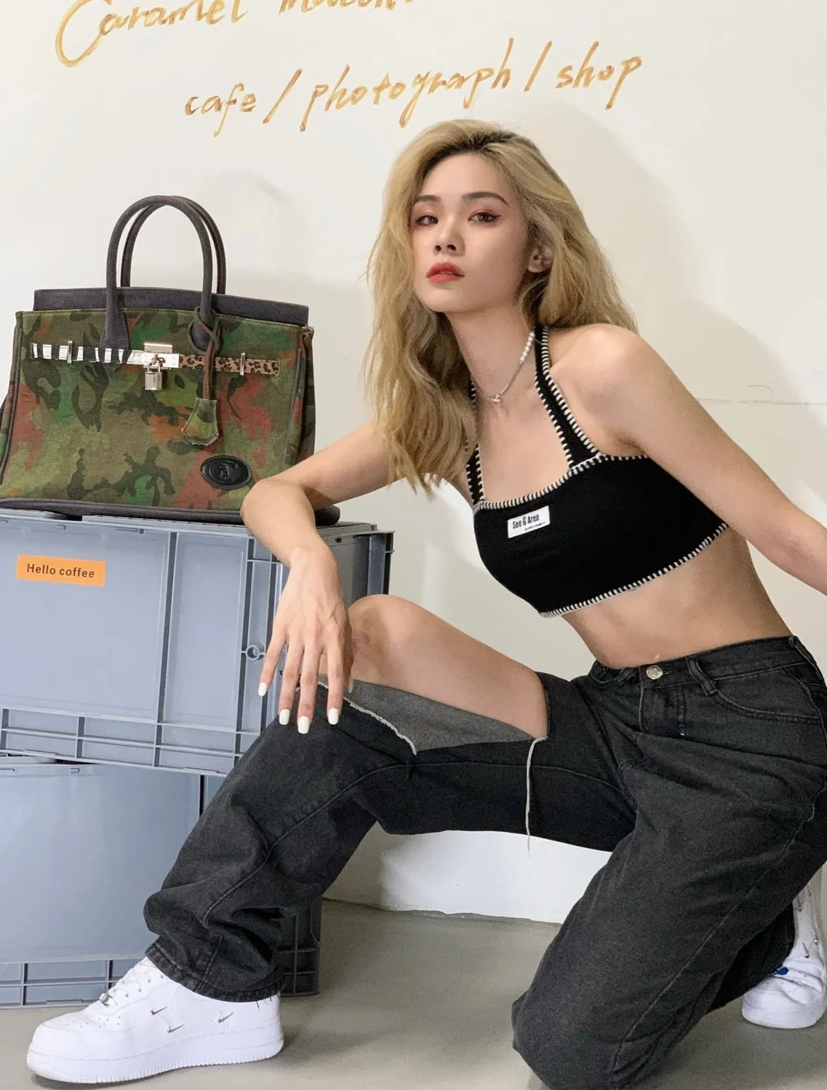 Cultivator Birkout Camouflage Green Handbag