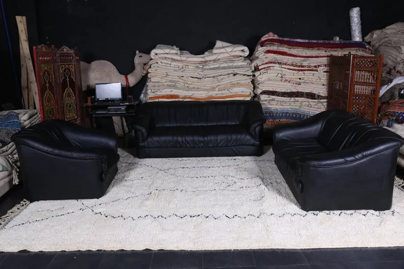 Custom berber carpet - wool Moroccan rug - Beni rug