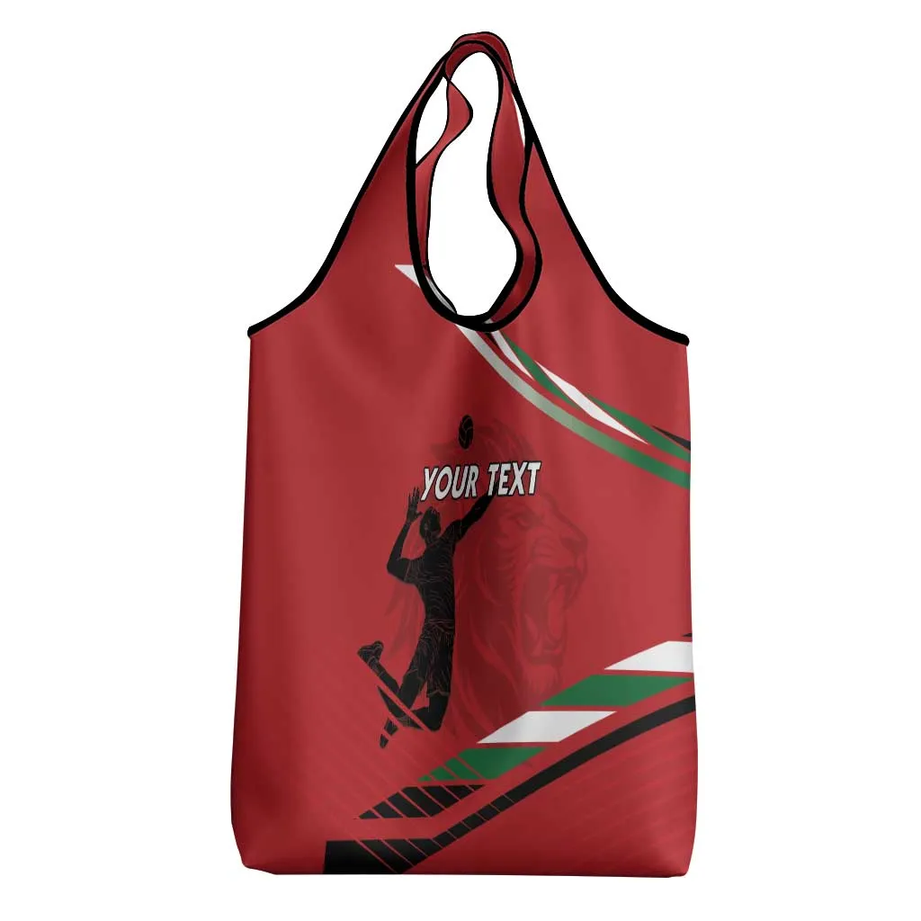 Custom Kenya Volleyball Grocery Bag Go Champions LT15