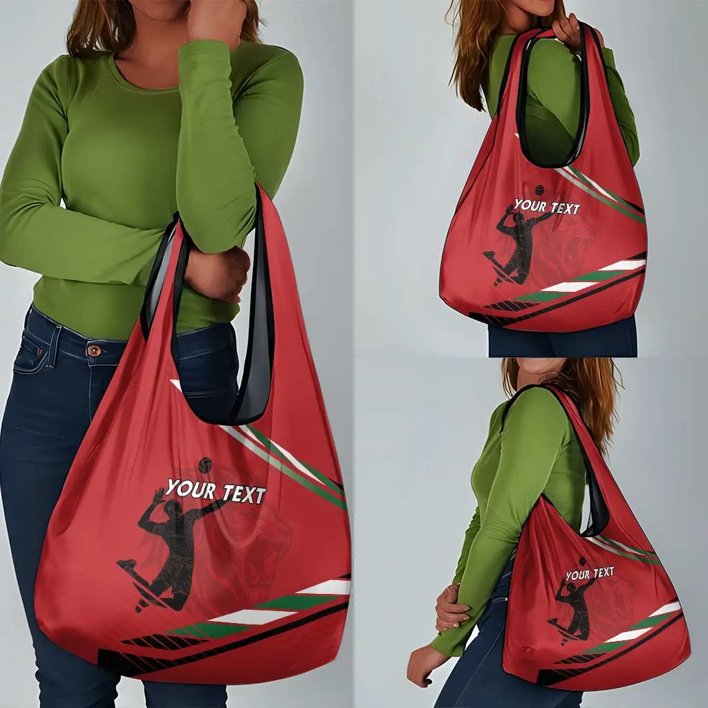 Custom Kenya Volleyball Grocery Bag Go Champions LT15