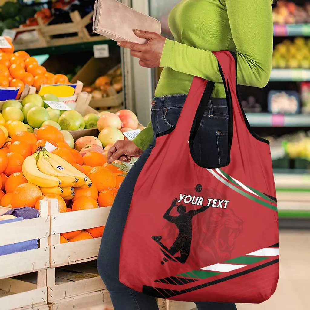 Custom Kenya Volleyball Grocery Bag Go Champions LT15