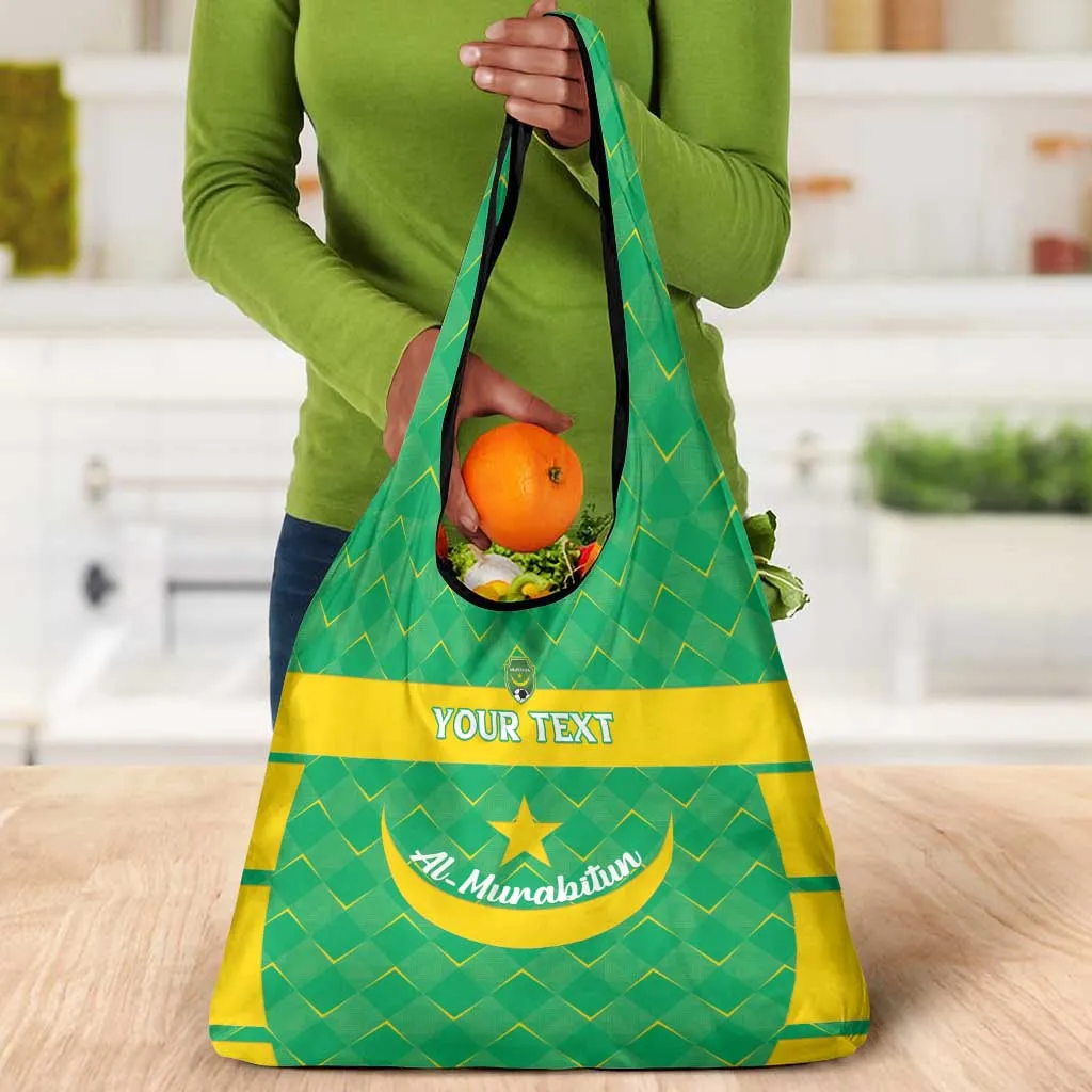 Custom Mauritania Beach Soccer 2025 Grocery Bag Allez Al-Murabitun LT15