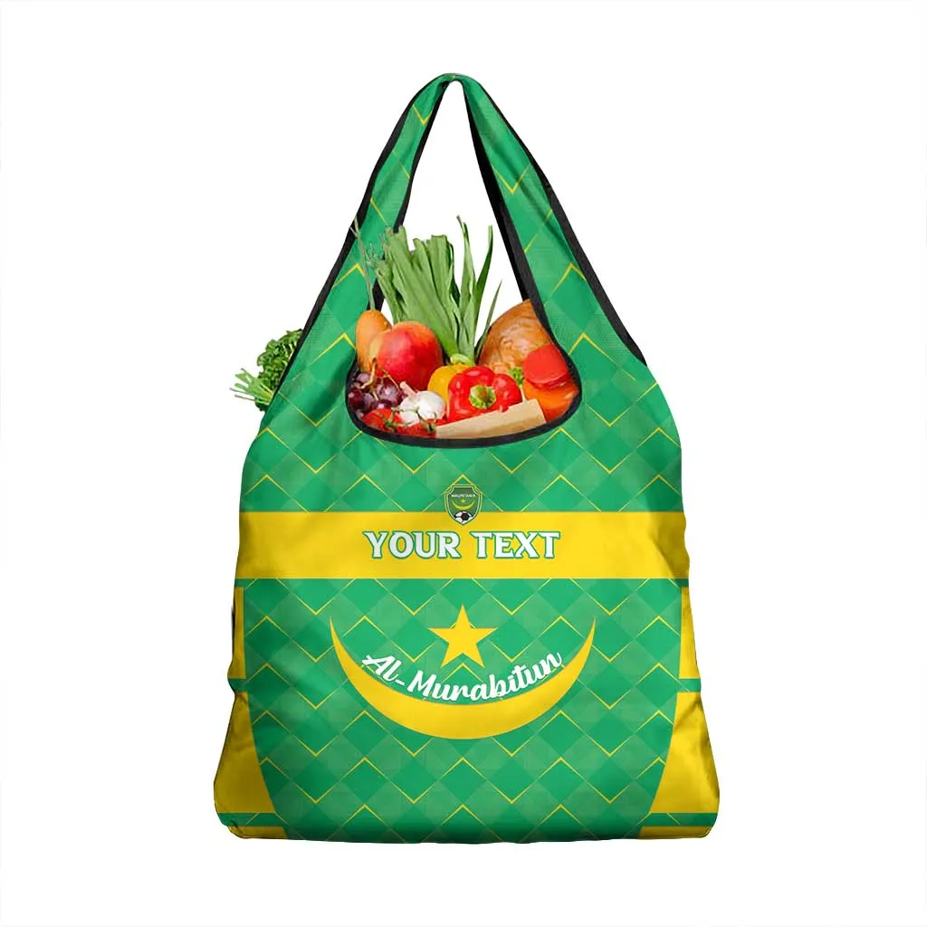 Custom Mauritania Beach Soccer 2025 Grocery Bag Allez Al-Murabitun LT15
