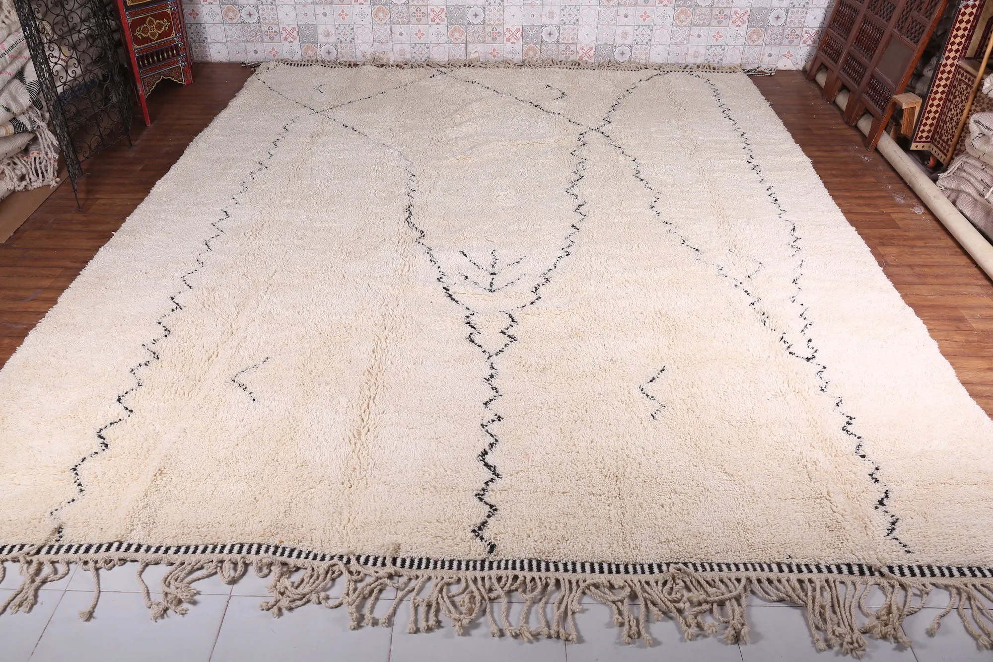 Custom Moroccan rug - beni ourain rug - Berber rug