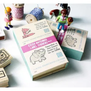 Czech Matchbox Label Stickers-Ver.04