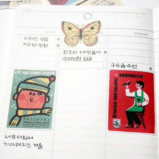 Czech Matchbox Label Stickers-Ver.04